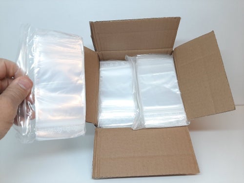 1000 st Blixtlåspåsar 70x100mm (Zippåsar Blixtpåsar Plastpåsar plast påsar zip)