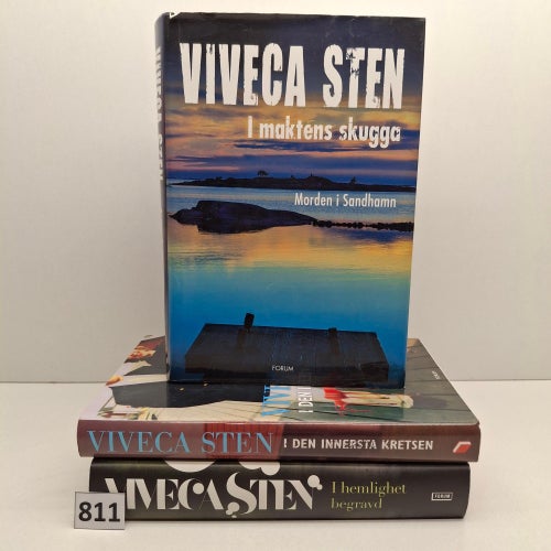Viveca Sten x3 Bokpaket med hårdpärm - Se bilder för titlar