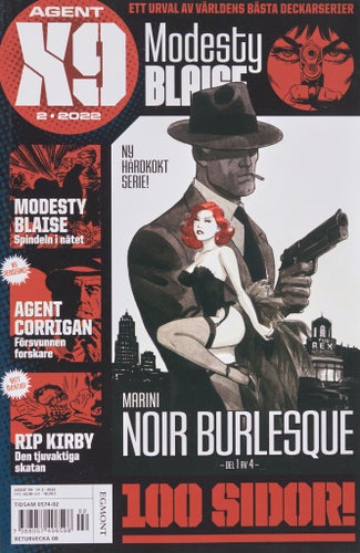 Agent X9 Serietidning 2022 nr 2 (Oläst arkivex) Modesty Blaise