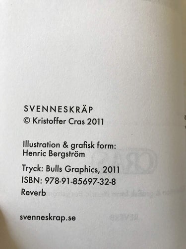 SVENNESKRÄP Kristoffer Cras 2011