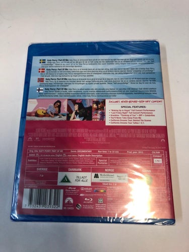 Bluray - Katy Perry - Part of Me - Inplastad