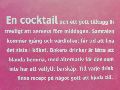 COCKTAILS - MED GODA TILLBEHÖR