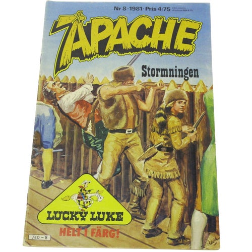 Apache - 1981 - NR 8 - Lucky Luke "Promenad i staden"