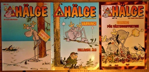 HÄLGE JULALBUM nr 14 , 17 och 18 ( 3 st )