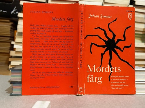Mordets Färg av Julian Symons, bok, Very good