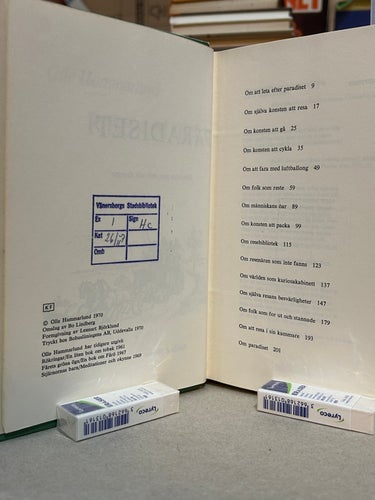 Resan till paradiset av Olle Hammarlund. bok, Good plus, BM