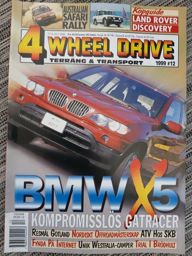 4 Wheel Drive 12 1999: BMW X5, Land Rover Discovery köpguide, Westfalia Camper