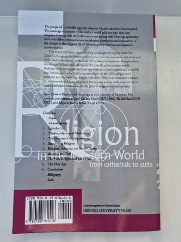 Religion in the Modern World av Steve Bruce, 1996
