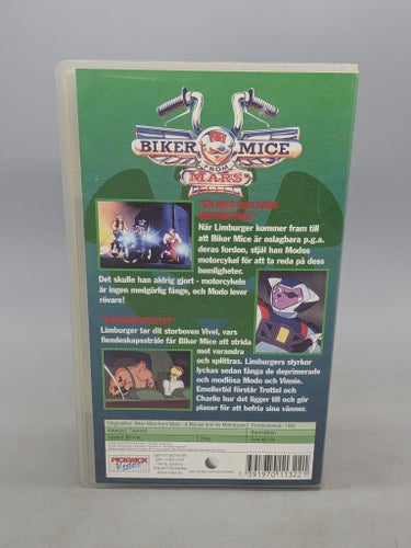 Biker Mice From Mars - En Mus Och Hans Motorcykel - Svenskt tal - VHS