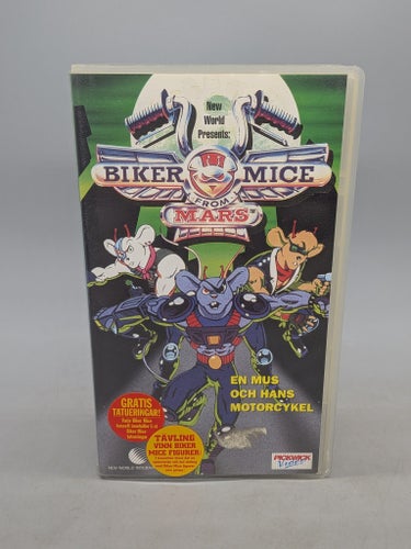 Biker Mice From Mars - En Mus Och Hans Motorcykel - Svenskt tal - VHS