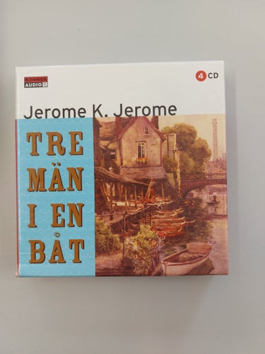 Tre män i en båt av Jerome K. Jerome (Ljudbok CD)