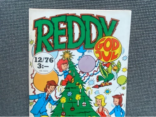 REDDY 1976 nr 12, helt nytt exemplar, oläst, platt i mycket fint skick