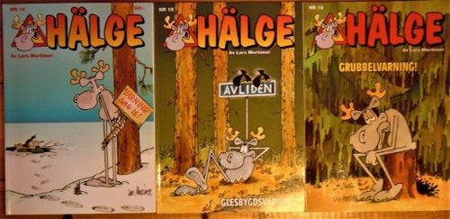 HÄLGE JULALBUM nr 14 , 15 och 16 ( 3 st )