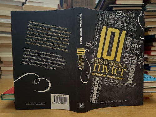101 historiska myter av Åke Persson, Thomas Oldrup, bok, Very Fine plus