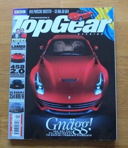 Tidning - TopGear Maj 2012
