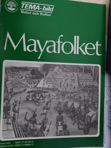 häfte MAYAFOLKET historia 16,5x23 cm !