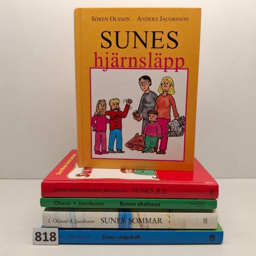 Sune x5 Bokpaket - Ungdomsböcker - Se bilder för titlar