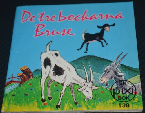Äldre Pixi bok De tre bockarna Bruse