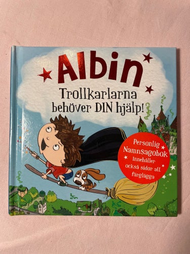 Albin: Trollkarlarna Behöver DIN Hjälp! Personlig Namnsagobok
