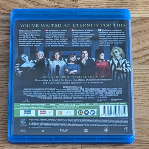 SPEGELBLANK SKIVA Beetlejuice Beetlejuice (Blu-ray)