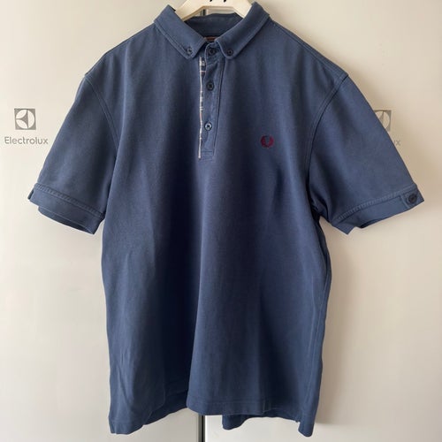 Fred Perry Mörkblå Pikétröja Storlek M