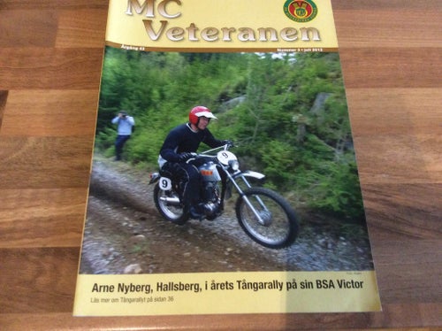 Mc veteranen nr 3 2012 Douglas,Velocette ,Sixday,Monark,Husqvarna