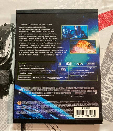 BATTLEFIELD EARTH (2000) SVENSK SNAPCASE I FINT SKICK!