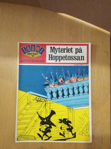 Trumfserien 7 Kapten gråskägg, Myteriet på hoppetossan 1972 första upplagan