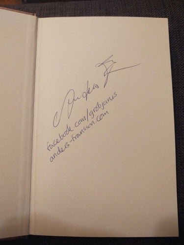 Grob-Janis - Anders Fransson, SIGNERAD INBUNDEN BOK I NYSKICK, SLUTSÅLD!