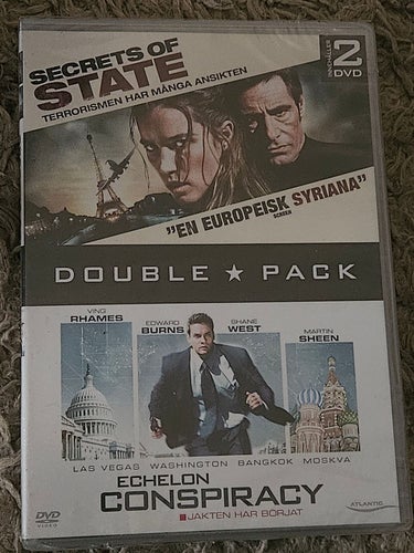 SECRETS OF STATE / ECHELON CONSPIRACY . - Inplastad .DVD (SV text)