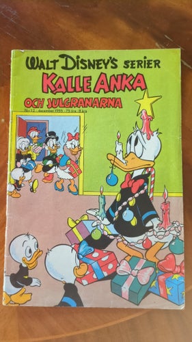 Walt Disney's serier KALLE ANKA OCH JULGRANARNA Nr 12 december 1955