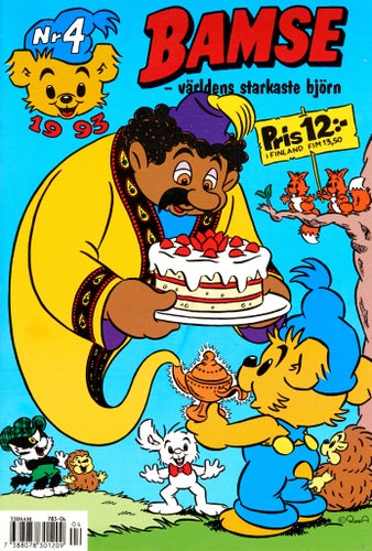 Bamse – världens starkaste björn Serietidning 1993 nr 4 (Oläst arkivex)