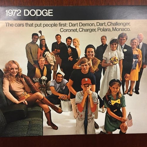 Försäljningsbroschyr Dodge 1972