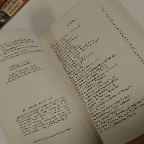Saint Joan by George Bernard Shaw. bok, pocket Good plus
