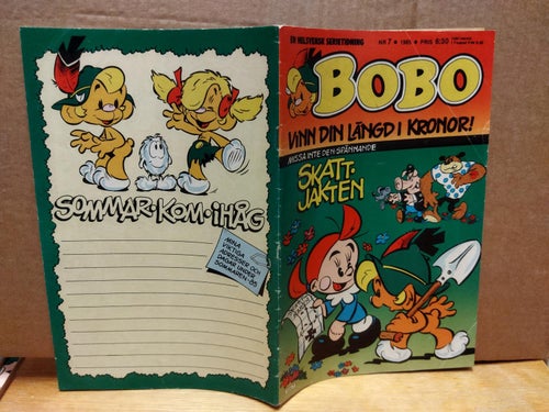 Bobo 1985 nr 7 Jessica Andersson Hjalmar Östman Mona Ryberg Charlotte Bååth