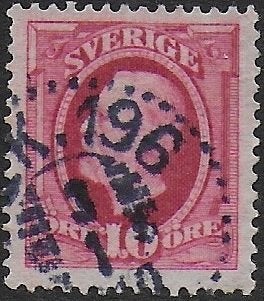 F 54, 10 öre Oscar, PLK 196