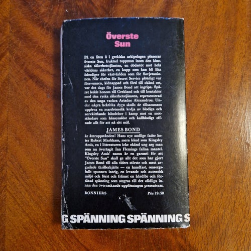 Bok "Överste Sun" av Robert Markham (James Bond, 1968)