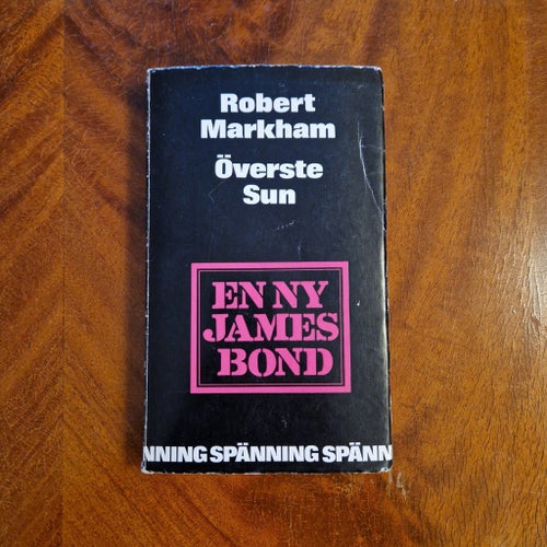 Bok "Överste Sun" av Robert Markham (James Bond, 1968)