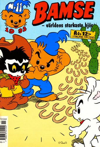 Bamse – världens starkaste björn Serietidning 1992 nr 11 (Oläst arkivex)