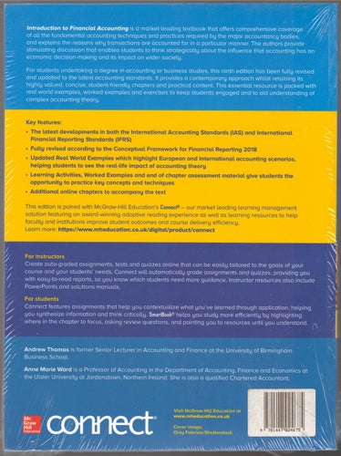 Introduction to Financial Accounting / Andrew Thomas, Anne Marie Ward