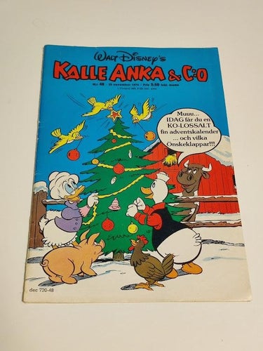 Kalle Anka & C:O 1976 nr 48 - Bilagorna sitter fast - Disney