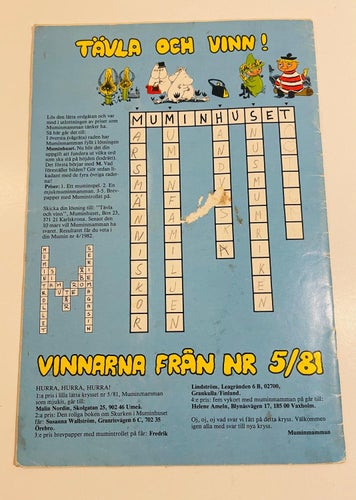 Tidningen Mumin , Nr 2 - 1982