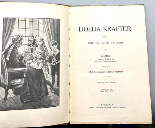 Dolda krafter och andra berättelser av A-der - (Anna Öhlander)