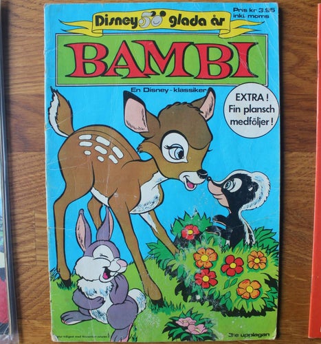 WALT DISNEY 50-glada år Klassiker 1973 Bambi