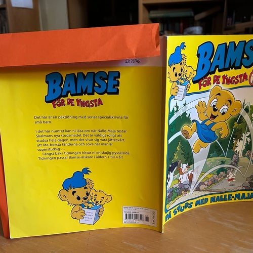 Bamse för de yngsta på studs med Nalle-Maja, Fine