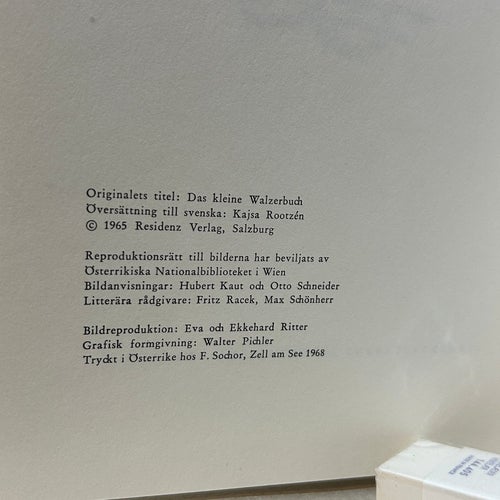 Wienervalsen av Weigel Hans. bok, Very Good plus