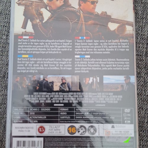 Sicario 2: Soldado - DVD
