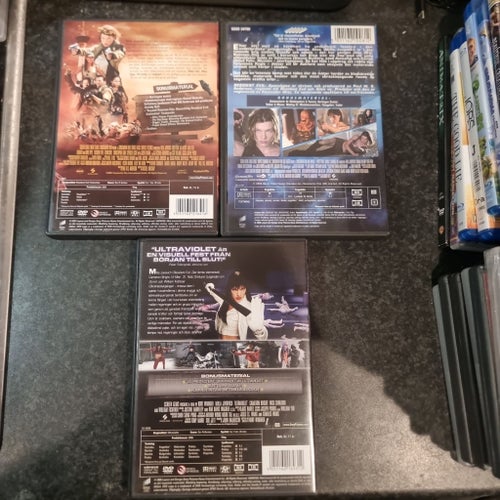 Resident Evil Extinction, Resident Evil Apocalypse, Ultraviolet DVD Filmer