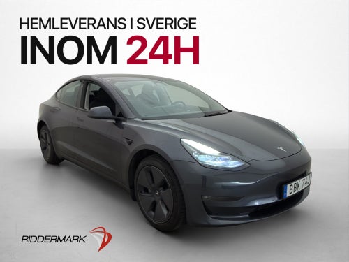Tesla Model 3 Long Range AWD Rattvärme Svensksåld