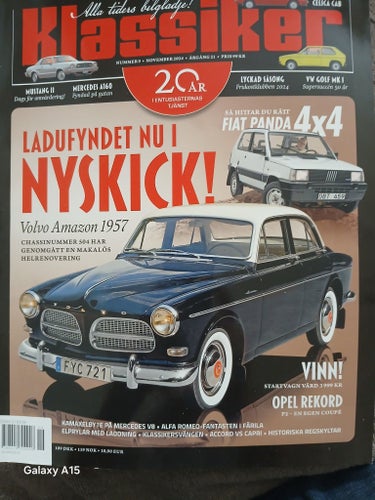 Klassiker Nummer 9 November 2024 Volvo Amazon